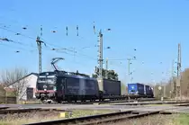 Seltenen Besuch gab es heute von 193 657 in Grevenbroich. Sie kam mit einem Containerzug durch Grevenbroich in Richtung Köln gefahren.

Grevenbroich 03.03.2022