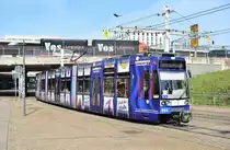 MGT6D Tw 604 erreicht den Hallenser Hauptbahnhof.

Halle 07.08.2021