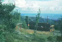 Oslo Holmenkollbanen beim Holmenkollen 22-08-1979 