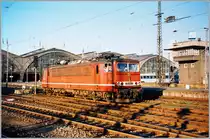 Ebenfalls in meinem Archiv gefunden, dieses Bild der in Leipzig rangierenden DB 155  116-7.

Analogbild vom 29. August 1996