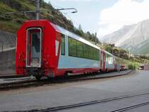 Glacier Express wagen in Zermatt. 06.08.07
