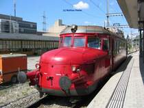 Roter Pfeil auf einer Extrafahrt am 18.08.07 in M�nchenstein.