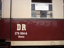 Die Deutsche Bahn AG f�hrte die Triebwagen mit der Baureihenbezeichnung ET/ES 479/879.6  Jetzt verkehren Sie wieder mit der alten Baureihenbezeichnung 279