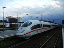 DB ICE 3 als Erstatzzug f�r IC 2012  Allg�u  Oberstdorf-Leipzig bis Hannover,da der Hauptzug mit 45 Minuten Versp�tung angesagt
wurde. (19.08.2007) 