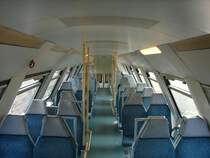 Die Innenansicht eines Dosto-Wagen auf RB21 Potsdam Griebnitzsee - Wustermark.