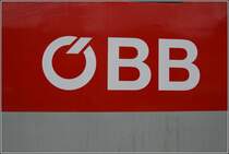 Das neue Logo der �BB. Hier die  �BB-Wortmarke  auf der Bludenzer 1044 110. (30.06.07)
