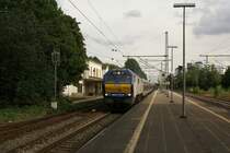 DE 2700-06 am 14.08.2007 in Pinneberg mit einer NOB nach Westerland