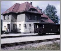 Bahnhofsgeb�ude Kurort Jonsdorf anno 1973. (Archiv 07/73)