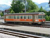 tpf - Abgestellter Steuerwagen Bt 256 im Bulle am 29.07.2007