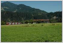 R 5271 von W�rgl nach Hochfilzen am 16.7.2007 aufgenommen kurz nach Bruckh�usl.