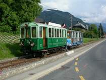 Ce 2/2 12 ex LJB C 21 ex LCD � Blonay 24.08.2007
1er course d'essai � Blonay pour la Ce 2/2 12