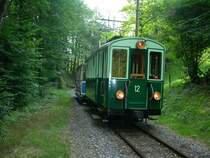 Ce 2/2 12 ex LJB C 21 ex LCD au-dessus de Chantemerle 24.08.2007