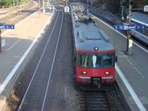 RABDe 510 002 f�hrt am 22.7.2007 im Bahnhof Thalwil ein.