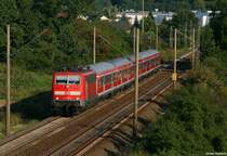 Am 24. August 2007 verl�sst 111 202 den Bahnhof Siegelsdorf.
