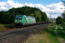 185 389 DB Cargo  Co2-Frei  mit einem gemischten Güterzug bei Postbauer-Heng Richtung Nürnberg, 11.09.2020