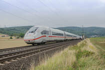 ICE 812 054-5 bei Reilos am 31.08.2022