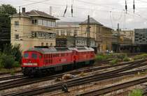 232 195 und 232 675 in Chemnitz Hbf (24.07.2007)