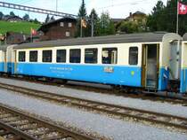 MOB / Personenwagen  1+ 2 Kl. AB 303 Abgestellt in Zweisimmen am 29.07.2007