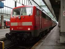 111 088-1 im Stuttgarter Hauptbahnhof.