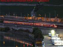 Ein Trio 612 soeben aus der Abstellgruppe des W�rzburger Bahnhof gekommen wartet auf das Rangiersignal f�r die Bereitstellung am Bahnsteig. Foto: (fr�her Morgen) 29.08.2007