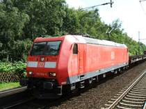 BR 185 016-3 mit GZ durch BO - Hamme.(02.09.2007)
