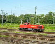 Rail4Chem 138 (275 119-6) als Tfzf Richtung Koblenz, am 06.08.2007 in Wiesbaden Ost.
