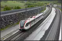 17.Mai 2023 . 

Am Nachmitag dieses regnerischen Tages erreicht 5063.09  seine Heimat ! Nach der allerersten Reise durch den Koralmtunnel ist er wieder in der Südweststeiermark. 
