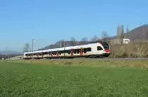 Sissach - 15. Februar 2023 : RABe 523 033 an der S3 - 17333 - von Laufen nach Olten. 

Link zum Video : https://www.youtube.com/watch?v=K7gPHskw6Bs