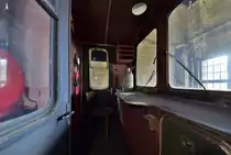 Blick in den Kabinentender von 50 2404 in Gelsenkirchen Bismarck. Hiermit wurde der Güterbegleitwagen ersetzt.

Gelsenkirchen Bismarck 07.01.2023