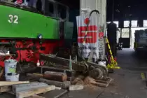 Eine echte Rarität heute ist diese Kettensäge um Schwellen auf Maß zu schneiden. SIe funktioniert bis heute und wird vom Verein noch genutzt.

Gelsenkirchen Bismarck 07.01.2023