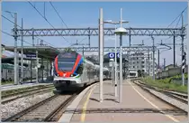 Der SBB TILO RABe 524 117 ist als S50 von Biasca nach Malpensa in Varese eingetroffen. 

23. Mai 2023