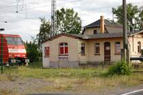 28.08.2007 Fahrdienstleiterstellwerk in Wahrenbr�ck