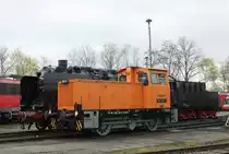 DR 102 182-3  Ralle 14  (98 80 3312 182-9 D-IGTL) am 23.04.2023 während der Saisoneröffnung im Bw Glauchau.