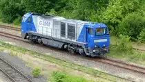 ATLU, MAK G2000, 9280 1273 004-2 D-ATLU beim pausieren in Gera am 13.6.2023