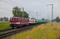 EBS 243 936 & 243 822 mit Getreidezug am 21.06.2023 in Teschenhagen.