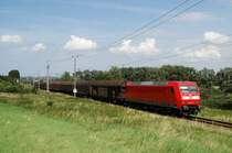 145 045 mit FE 45503 vor Lietzow (R�gen) [28.07.2007]