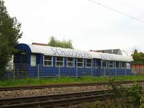 In Markelfingen (bei Radolfzell) steht ein Umbauwagen der nun einer Schlosserei geh�rt 6.9.07 Das Bild konnte von einem Fahrradweg ausgemacht werden