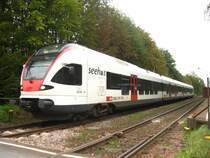 526 651-5 als (Seehas)SBB36538 bei der Einfahrt Markelfingen 6.9.07