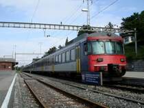 Drei RABDe 510 bei Herrliberg-Feldmeilen am 3.09.2007