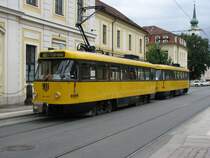 TW 224 205+TB 244 009 auf der Linie 10 nach Striesen hier vor dem Krankenhaus Friedrichstadt.07.09.07. 