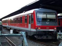 628/928 551 steht im Bahnhof Bad Harzburg (1.9.2007)