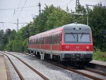 Br.614 014-9 im Bahnhof Siegelsdorf. Der Zug fuhr weiter nach N�rnberg Hbf. Aufgenommen am 6.September 2007