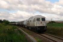 231 015 (W232.05) 'Helene' der NbE mit Kesselzug bei Rosow, Ri Polen (30.07.2007)