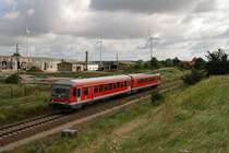 628 658 mit RB 5863 bei Rosow (30.07.2007)