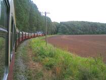 In  rasanter  Fahrt Richtung Bad-Doberan; 070901