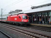 1116 145 mit Intercity  K�nigssee  in Hannover Hbf (21.8.2007)