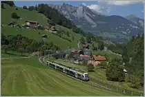 Ein BLS RABe 535  Lötschberger ist auf dem Weg von Bern nach Zweisimmen und hat bei Garstatt sein Ziel schon fast erreicht. 

18. September 2020 