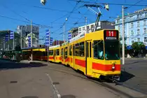 Baselland Transport SWP Be4/8 Wagen 212 am 11.07.23 in Basel SBB