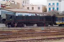 040-DK-86 (Bo'Bo', de, Hersteller: MLW, Type: DL536B, Fab.Nr.: M6100-06, Baujahr 1968) am 02.Jänner 2002 im Depot Sousse. (Fotoscan)