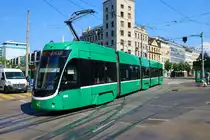 BVB Basel Bombardier Flexity Be4/6 Wagen 6003 am 11.07.23 in Basel